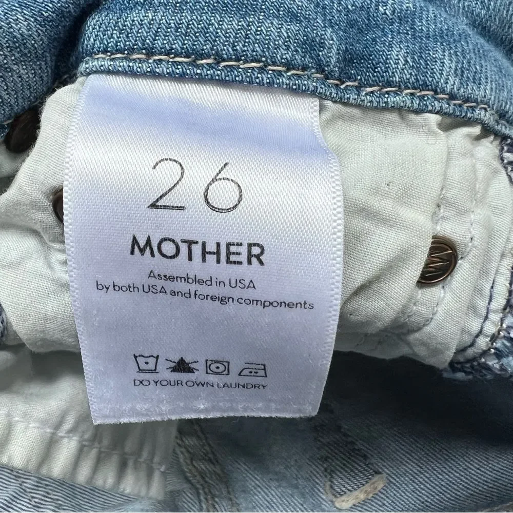 MOTHER The Looker Crop We’re All In This Together Size 26 Independent Studies